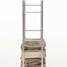 Stojan na dřevo Karin, 100x150 cm, nerez - 3