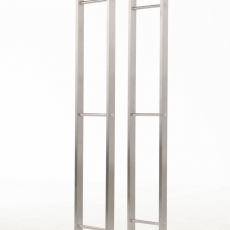 Stojan na dřevo Karin, 40x150 cm, nerez - 6