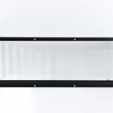 Stojan na drevo nástenný John, 150 cm, matná čierna - 2