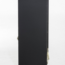 Stojan na dřevo Roma, 30x100 cm, matná černá - 3
