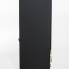 Stojan na dřevo Roma, 50x100 cm, matná černá - 4