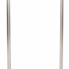 Stojan na dřevo Snow, 100x40x25m, stříbrná - 3