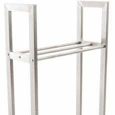 Stojan na dřevo Snow, 100x60x25, stříbrná - 5