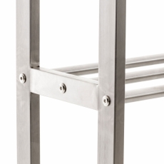 Stojan na dřevo Snow, 100x80x25, stříbrná - 5