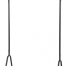 Stojan na oblečení Gilis, 173 cm, černá - 3