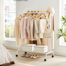 Stojan na oblečení Niklas, 155 cm, bílá - 5