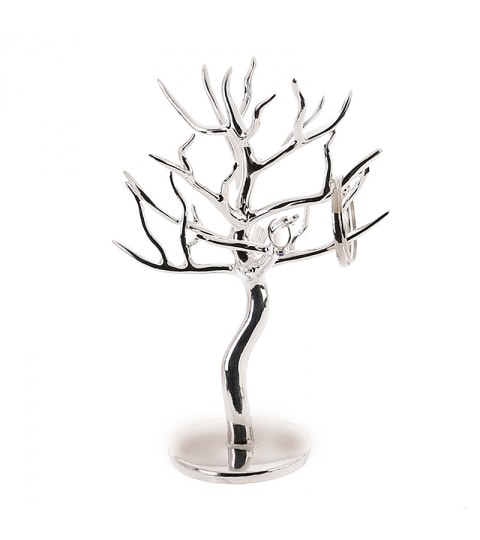 Stojan na šperky v tvare Stromčeka, 31 cm, strieborná