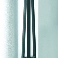Stojanový věšák Freddy, 177 cm, černá - 2