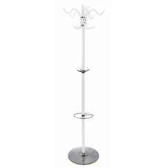 Stojanový věšák Glamour, 174 cm, bílá