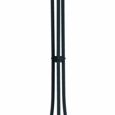 Stojanový věšák Quentin, 176 cm, černá - 1