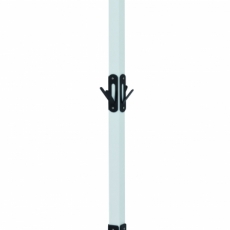 Stojanový vešiak Aron, 178 cm, čierna/biela - 1