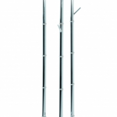 Stojanový vešiak Flaby, 183 cm, strieborná - 1