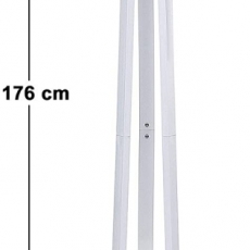 Stojanový vešiak Gerry, 176 cm, biela - 3
