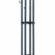 Stojanový vešiak Vilson, 183 cm, čierna - 2