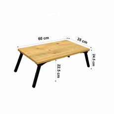 Stolek na notebook Gusto, 60 cm, borovice - 7