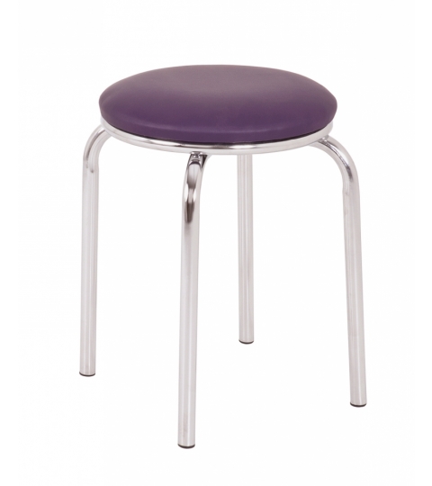 Stolička Lugan, 45 cm, fialová