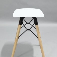 Stolička Pixel, 47 cm, bílá - 2