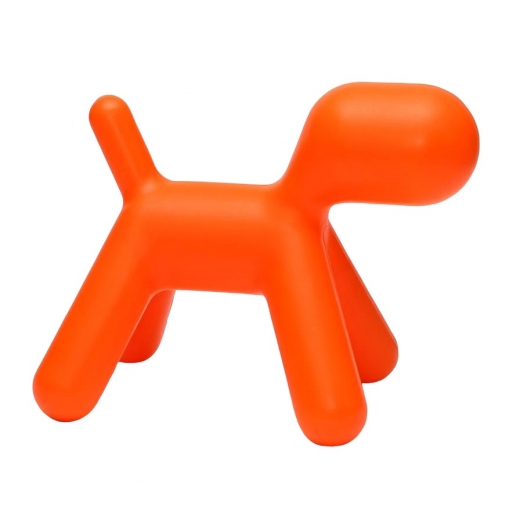 Stolička pre deti Psík, 70 cm, oranžová - 1