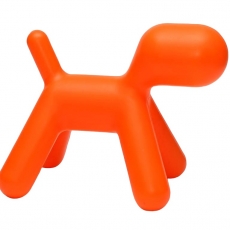 Stolička pre deti Psík, 70 cm, oranžová - 1