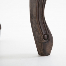 Stolička s dřevěnou podnoží Graven, 56 cm, tmavá podnož - 9