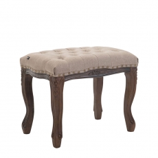 Stolička s drevenou podnožou Graven, 56 cm, tmavá podnož - 4