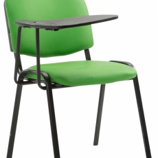 Stolička s odklápacím stolíkom Dekan, zelená - 1