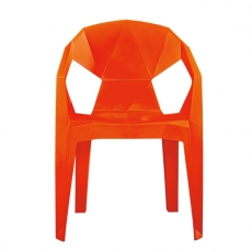 Stolička s opierkami Sissa, oranžová - 1