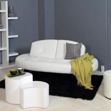 Stolíky okrúhle vykrojené Moon, 2 ks - 5