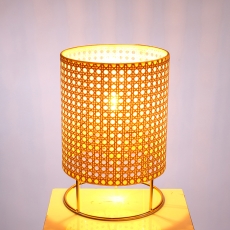 Stolná lampa Alla, 30 cm, béžová - 2