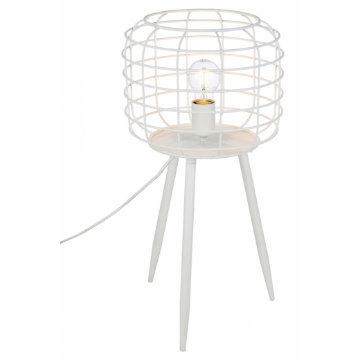 Stolná lampa Baslet, biela - 1