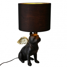 Stolná lampa Dogs, 55 cm, čierna - 1