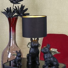 Stolná lampa Dogs, 55 cm, čierna - 2