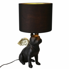 Stolná lampa Dogs, 55 cm, čierna - 3