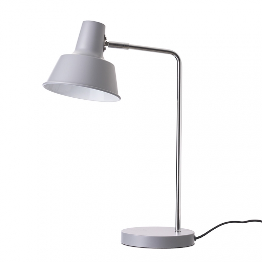 Stolná lampa NewYork, 52 cm, sivá - 1