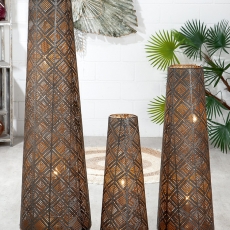 Stolná lampa Eleanor, 108 cm, čierna / zlatá - 1