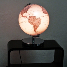 Stolná lampa Globus na kovovom podstavci, 25 cm - 3