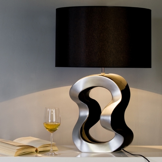 Stolná lampa keramická Stratos, 78 cm - 1
