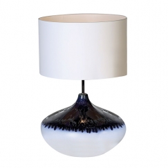 Stolná lampa keramická Vulcano, 62 cm