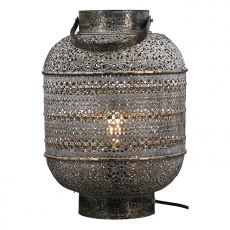 Stolná lampa Lenera, 45 cm, šedá - 1