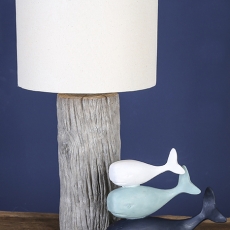Stolná lampa Madelan, 50 cm, krémová - 2