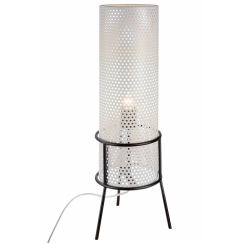 Stolná lampa Madla, biela