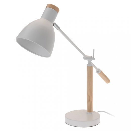 Stolná lampa Nord, 52 cm, biela - 1