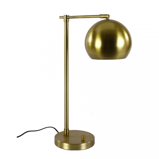 Stolná lampa so stmievačom Krika, 56 cm, mosadz - 1