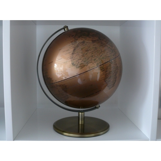 Stolní globus na kovovém podstavci, 25 cm - 1