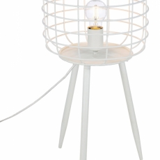 Stolní lampa Baslet, bílá - 1