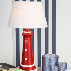 Stolní lampa House, 61 cm, červená - 2