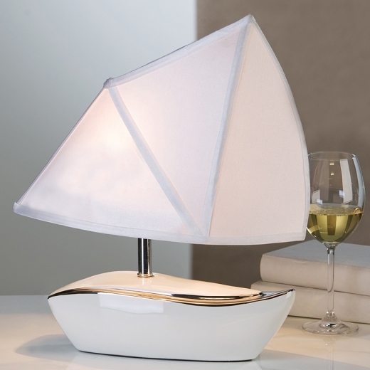 Stolní lampa keramická Boat, 37 cm - 1