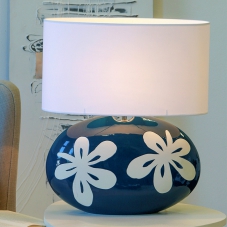 Stolní lampa keramická Fleur, 53 cm