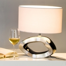 Stolní lampa keramická Organic, 44 cm - 1