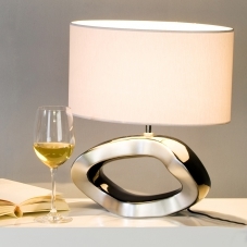 Stolní lampa keramická Organic, 44 cm